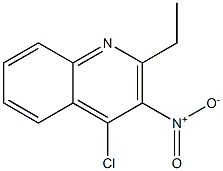 4-chloro-2-ethyl-3-nitroquinoline Struktur