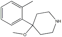 4-methoxy-4-o-tolylpiperidine Struktur