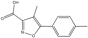 4-methyl-5-p-tolylisoxazole-3-carboxylic acid Struktur