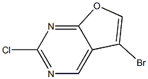 5-bromo-2-chlorofuro[2,3-d]pyrimidine Struktur