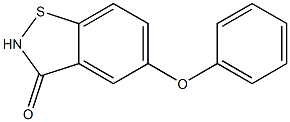 5-phenoxybenzo[d]isothiazol-3(2H)-one Struktur