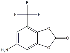 6-amino-4-(trifluoromethyl)benzo[d][1,3]dioxol-2-one Struktur