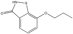 7-propoxybenzo[d]isothiazol-3(2H)-one Struktur