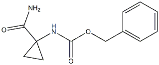 benzyl 1-carbamoylcyclopropylcarbamate Struktur