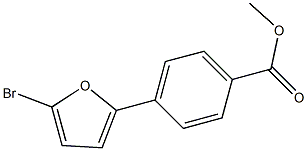 methyl 4-(5-bromofuran-2-yl)benzoate Struktur