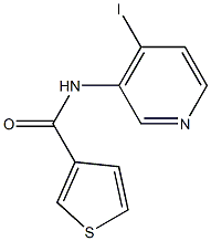 N-(4-iodopyridin-3-yl)thiophene-3-carboxamide Struktur