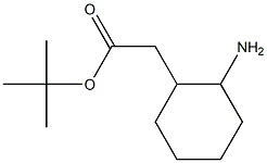 tert-butyl 2-(2-aminocyclohexyl)acetate Struktur