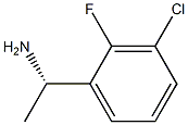 (S)-1-(3-chloro-2-fluorophenyl)ethanamine Struktur