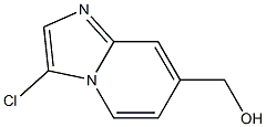 (3-Chloro-imidazo[1,2-a]pyridin-7-yl)-methanol Struktur