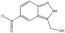 (5-Nitro-2H-indazol-3-yl)-methanol Struktur