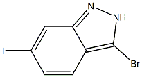 3-Bromo-6-iodo-2H-indazole Struktur