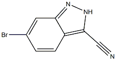 6-Bromo-2H-indazole-3-carbonitrile Struktur