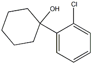 1-(2-chlorophenyl)cyclohexan-1-ol Struktur