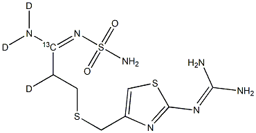 Famotidine-13C-d3 Struktur