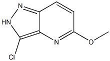 3-Chloro-5-methoxy-2H-pyrazolo[4,3-b]pyridine Struktur