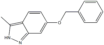 6-Benzyloxy-3-methyl-2H-indazole Struktur