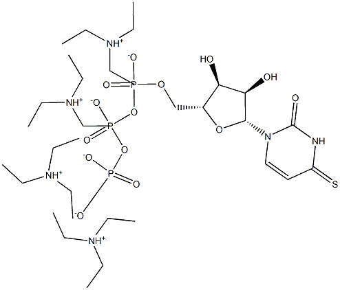 4-Thiouridine-5'-triphosphate (triethylammonium salt) Struktur