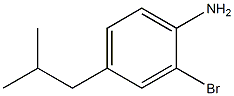 2-bromo-4-isobutylbenzenamine Struktur