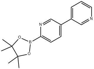 6-(4,4,5,5-tetramethyl-1,3,2-dioxaborolan-2-yl)-3,3'-bipyridine Struktur