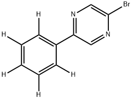 2-Bromo-5-(phenyl-d5)-pyrazine Struktur