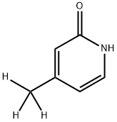 2-Hydroxy-4-(methyl-d3)-pyridine Struktur