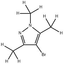 4-Bromo-1,3,5-(trimethyl-d9)-pyrazole Struktur