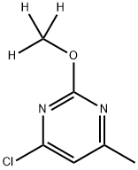 4-Chloro-6-methyl-2-(methoxy-d3)-pyrimidine Struktur