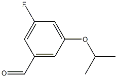 3-fluoro-5-isopropoxybenzaldehyde Struktur