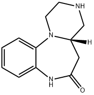 1,2,3,4,4a,5-hexahydrobenzo[b]pyrazino[1,2-d][1,4]diazepin-6(7H)-one Struktur