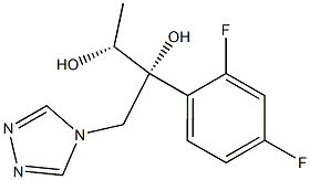 (2R,3R)-2-(2,4-difluorophenyl)-1-(4H-1,2,4-triazol-4-yl)butane-2,3-diol Struktur