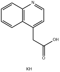 Potassium 2-(quinolin-4-yl)acetate Struktur