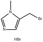 5-(Bromomethyl)-1-methyl-1H-imidazole hydrobromide Struktur