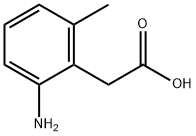 2-(2-Amino-6-methylphenyl)acetic acid Struktur