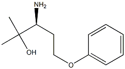 (S)-3-amino-2-methyl-5-phenoxypentan-2-ol Struktur