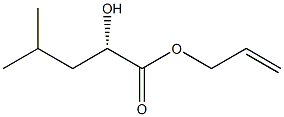 (S)-allyl 2-hydroxy-4-methylpentanoate Struktur