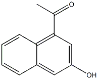 1-(3-hydroxynaphthalen-1-yl)ethanone Struktur