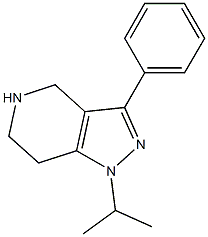 1-isopropyl-3-phenyl-4,5,6,7-tetrahydro-1H-pyrazolo[4,3-c]pyridine Struktur