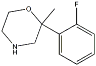 2-(2-fluorophenyl)-2-methylmorpholine Struktur