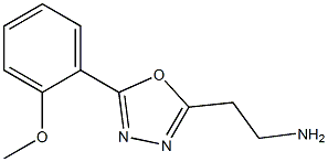 2-(5-(2-methoxyphenyl)-1,3,4-oxadiazol-2-yl)ethanamine Struktur