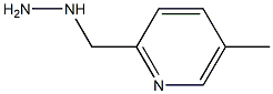 2-(hydrazinylmethyl)-5-methylpyridine Struktur