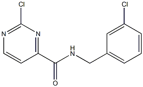 2-chloro-N-(3-chlorobenzyl)pyrimidine-4-carboxamide