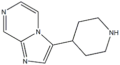 3-(piperidin-4-yl)imidazo[1,2-a]pyrazine Struktur