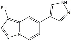 3-bromo-5-(1H-pyrazol-4-yl)pyrazolo[1,5-a]pyridine