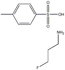 3-fluoropropan-1-amine 4-methylbenzenesulfonate Struktur