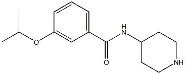 3-isopropoxy-N-(piperidin-4-yl)benzamide Struktur