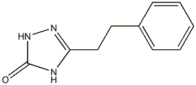 3-phenethyl-1H-1,2,4-triazol-5(4H)-one Struktur