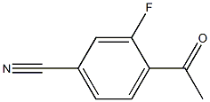 4-acetyl-3-fluorobenzonitrile Struktur