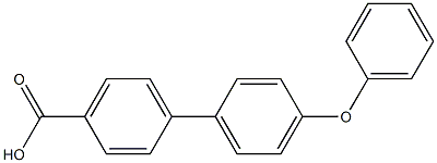 4'-phenoxybiphenyl-4-carboxylic acid Struktur