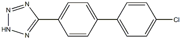 5-(4'-chlorobiphenyl-4-yl)-2H-tetrazole Struktur