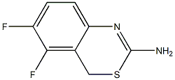 5,6-difluoro-4H-benzo[d][1,3]thiazin-2-amine Struktur